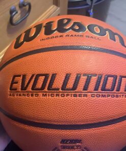 WILSON Evolution Indoor Game Basketballs - Size 5, Size 6 and Size 7 Brown - Game Ball Size 7 - 29.5" 46 71TZFNcXoIL