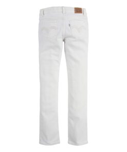 Levi's Girls' 711 Skinny Fit Jeans 10 White 10 71TZgjEzUiL