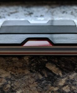 ROCO MINIMALIST Aluminum Slim Wallet RFID BLOCKING Money Clip - No.2 Black 66 71Ta58z1dRL