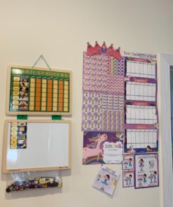 Melissa & Doug Deluxe Wooden Magnetic Responsibility Chart With 90 Magnets 47 71TaHfPb bL