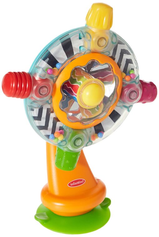 Infantino Stick and See Spinwheel 5.98x3.54x9.02 Inch (Pack of 1) 5.98x3.54x9.02 Inch (Pack of 1)