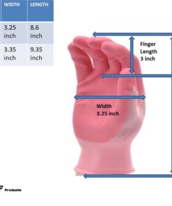 6 Pairs Women Gardening Gloves with Micro-Foam Coating - Garden Gloves Texture Grip - Working Gloves For Weeding, Digging, Raking and Pruning, Medium, Assorted color Medium (Pair of 6) Women's 19 71TaOBxiOLL