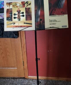 Music Stand, Kasonic 2 in 1 Dual-Use Folding Sheet Music Stand & Desktop Book Stand, Portable and Lightweight with Music Sheet Clip Holder & Carrying Bag Suitable for Instrumental Performance (Black) Black 74 71Tb9xWXE9L 1