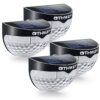 OTHWAY Solar Fence Post Lights Wall Mount Decorative Deck Lighting, Black, 4 Packs 61 71TbuCge1GL