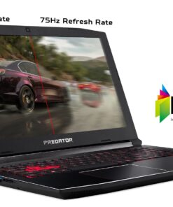 Alternative view of Acer Predator Helios 300 Gaming Laptop PC, 15.6" FHD IPS w/ 144Hz Refresh, Intel i7-8750H, GTX 1060 6GB, 16GB DDR4, 256GB NVMe SSD, Aeroblade Metal Fans PH315-51-78NP Notebook only