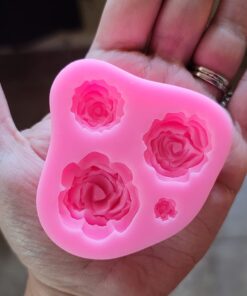 SUNKOOL Roses Mold Flower Silicone Cake Molds Chocolate Sugarcraft Decorating Fondant Fimo Tools 4 Size Pink 1 Piece 1 Rose 42 71Tc2wvRk0L
