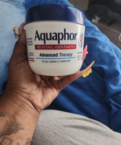 Aquaphor Healing Ointment, Advanced Therapy Skin Protectant, Dry Skin Body Moisturizer, Multi-Purpose Healing Ointment, For Dry, Cracked Skin & Minor Cuts & Burns, 14 Oz Jar Unscented 53 71Tc8reDa2L