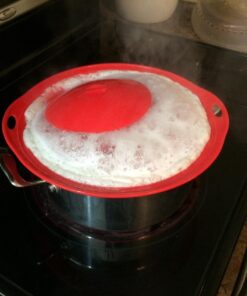 1 X Boil Over Safeguard - Silicone Lid Stops Pots and Pans from Messy Spillovers 44 71TcTbUY8OL