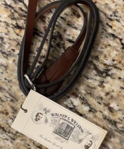 Walker & Williams M-41 Chestnut Brown Leather Mandolin Strap For A or F Types 23 71Tcbiz5psL