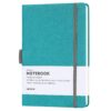 Lemome Thick Classic Notebook with Pen Loop A5 College Ruled Hardcover Writing Notebook with Pocket + Page Dividers Gifts, Banded, Large, 180 Pages, 8.4 x 5.7 in green 16 71TdfKIzRHL