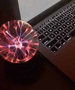 Unido Box 3"-Inch Mini Plasma Ball Light USB and Battery-Operated, Touch Lightning Lamp Desk Toy 11 71TeX3lzp4L