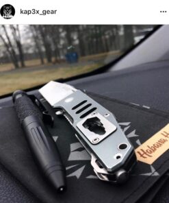 LORJE Tactical Pen First Line Defensive Tool Survival Aviation Aluminum Self 8 71TfLMQQgL