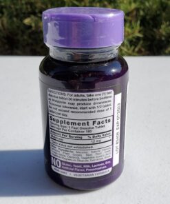 Carlyle Melatonin 12 mg Fast Dissolve 180 Tablets | Drug Free | Natural Berry Flavor | Vegetarian, Non-GMO, Gluten Free 180 Count (Pack of 1) 45 71TfMQNYbL