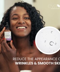 Eva Naturals Organic Castor Oil (2oz) - Promotes Hair, Eyebrow and Lash Growth - Diminishes Wrinkles and Signs of Aging - Organic Castor Oil for Hair Growth Eyelashes - Hair Growth Oil 100% Pure 2 Fl Oz (Pack of 1) 22 71TfSSHDFML