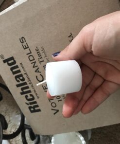 Richland® Votive Candles White Unscented 10 Hour Burn Set of 72 45 71Tio1EMXrL