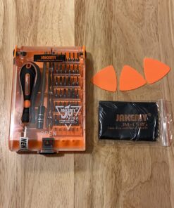 Screwdriver Set By JAKEMY, 43 in 1 Precision Screwdriver Kit Magnetic Replaceable Bits Repair Tool Kit Opening Tool and Tweezer for phone Cellphone PC Electronics Jm-8153+ 43 in 1 43 71Tj6Fwg9iL