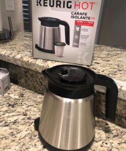 Keurig 2.0 Thermal Carafe 32oz Double-Walled, Vacuum-Insulated, Holds and Dispenses Upto 4 Cups of Hot Coffee, Compatible With Keurig 2.0 K-Cup Pod Coffee Makers, Stainless Steel 28 71TjsHvmCEL