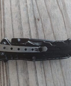 MTECH USA Tactical Folding Knife With 440 Stainless Tanto Blade,Black Black 35 71TkEOKb7NL