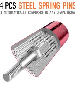 Super Universal Socket Tools Gifts for Men - Stocking Stuffers for Men, Mens Christmas Gifts, Cool Stuff Gadgets for Men Birthday Gifts for Dad Women Husband, Socket Set with Power Drill Adapter Red 24 71TkVqj1XFL