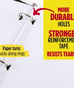 Five Star Loose Leaf Paper, 3 Pack, Notebook Paper, Graph Paper, Reinforced Filler Paper, Fights Ink Bleed, 8.5 x 11, 100 Sheets per Pack (38034) 17 71Tl2jhT3HL