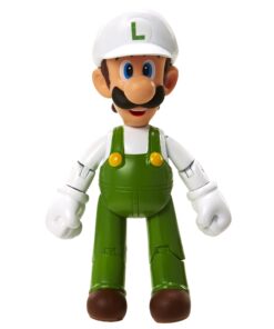World of Nintendo 91439 4" Fire Luigi with Fire Flower Action Figure 5 71TlKNVuGgL