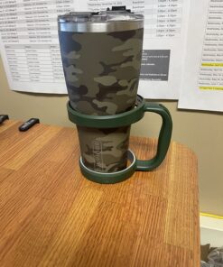 F-32 Handle - 19 COLORS - 30oz Size - Compatible with 30 oz YETI and 30 oz. OZARK TRAIL Tumbler Travel Mug - BPA FREE (30OZ, HUNTER GREEN, 1 Count (Pack of 1)) 30ozHunter Green / Field Green 30.0 ounces 21 71TlgJTd4hL