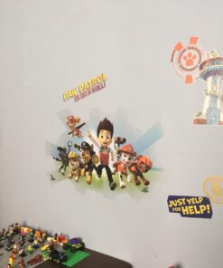 RoomMates RMK2641GM Paw Patrol Wall Graphics Peel and Stick Giant Wall Decals Graphics Giant 35 71Tm67YozGL
