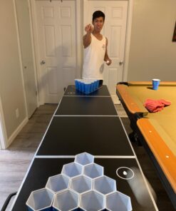 HEXCUP - Reusable Party Pong Cup Set by PartyPong - 22 Reusable Cups, 3 Balls, & Plastic Game Card 32 71TmVdJ1EIL