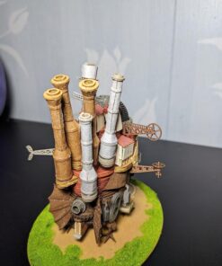 Sankei MK07-21 Mini Chure and Kit, Studio Ghibli Series, Howl's Castle, Non-Scale, Papercraft 38 71Tme9cTpuL