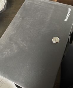 Honeywell Safes & Door Locks 6104 Fire Resistant Steel Security Safe Box with Key Lock, 0.17-Cubic Feet, Black 23 71TnPQurvbL