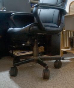 Miracle Caster! Extra Large Chair Wheels. 4" Set of Five. Great for carpet. Replaces chair mat. 20 71TncsEpfrL