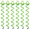 Ashman 16 Inch Spiral Ground Anchor Green Color - Ideal for Securing Animals, Tents, Canopies, Sheds, Car Ports, Swing Sets (Pack of 6) 1 6 Pack 28 71TpNE5QQML