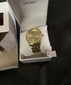 Nine West Women's Bracelet Watch Gold 35 71TqOejpJL