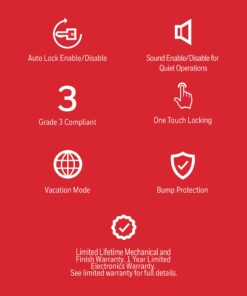 Honeywell Safes & Door Locks - 8712409 Electronic Entry Deadbolt with Keypad, Oil Rubbed Bronze, 2.9 x 2 x 6.2 inches 26 71Tqnrb7o3L 2