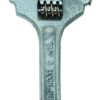 General Tools 190 Adjustable Sink Wrench, 10 1/4-Inch Long, Jaws Fit 1-Inch to 3-Inch Wide Spud, Slip, Lock and Basket-Strainer Nuts, Zinc Plated 20 71Tr77sJeL