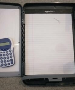 Officemate Portable Clipboard Storage plastic Case for A4 sizes, Charcoal (83301),11-3/4"w x 1-1/2"d x 14-1/2"h 64 71TrDbGMCWL