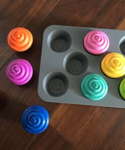 Learning Resources Smart Snacks Shape Sorting Cupcakes,17 Pieces, Ages 18 Months+, Fine Motor, Color & Shape Recognition Single 34 71TrXIb2UUL