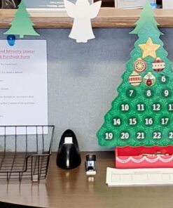 Melissa & Doug Countdown to Christmas Wooden Advent Calendar - Magnetic Tree, 25 Magnets , Orange Santa 73 71TrxHnRtaL 1