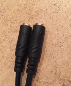 StarTech.com Headset Adapter, Microphone and Headphone Splitter - 3.5mm Male Aux to 3.5mm Female Audio & Mic Combo Jack Y Cable for Laptop / PC (MUYHSMFF) Black Male to Female 33 71Ts1y8RCSL