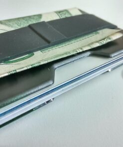 Radix One Slim Wallet - Minimalist Ultralight Polycarbonate Money Clip Black/Black 56 71TscQQ84EL