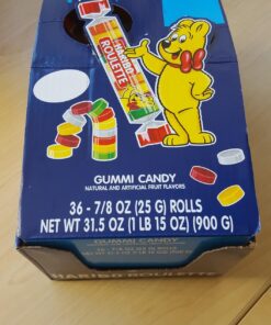 Haribo Gummi Candy, Roulette .87 oz. Roll, (Pack of 36) Routlette Box 0.87 Ounce (Pack of 36) 21 71TuvzWVVnL