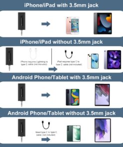 BZXZB Wireless Microphone for Camera/Computer/Laptop/MacBook/Phone, Professional Lavalier Lapel Mic for Video Recording, YouTube, Vlog, Tiktok, Interview K35 19 71TuywILqlL