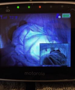 Motorola MBP36S Remote Wireless Video Baby Monitor with 3.5-Inch Color LCD Screen, Remote Camera Pan, Tilt, and Zoom 1-Camera 41 71TuzqcCsNL