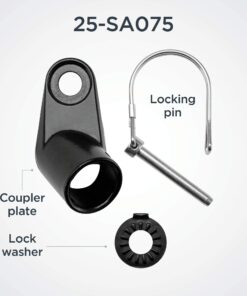 Alternative view of Coupler Hitch Attachments for Instep and Schwinn Bike Trailers, Flat and Angled Couplers for a Wide Range of Bicycle Carriers, Trailer Sizes, Models, and Styles Angled Coupler