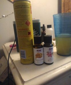 NOW Essential Oils, Geranium Oil, Soothing Aromatherapy Scent, Steam Distilled, 100% Pure, Vegan, Child Resistant Cap, 1-Ounce 19 71TvksA8pnL