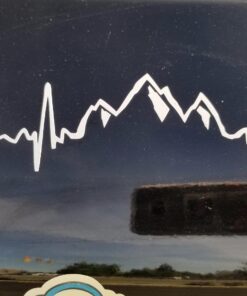 Sweet Tea Decals Mountains - 8 3/4" x 1 3/4" - Vinyl Die Cut Decal/Bumper Sticker for Windows, Trucks, Cars, Laptops, Macbooks, Etc. 10 71TvtELJ90L