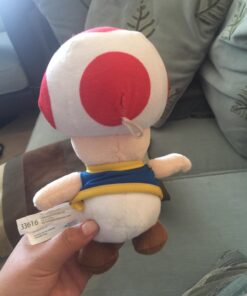 Nintendo Official Super Mario Toad Plush, 8" 21 71TvtY 2qoL