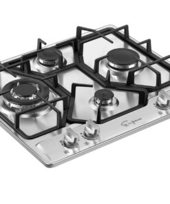 Empava EMPV-24GC4B67A 24" Gas Stove Cooktop 4 Italy Sabaf Sealed Burners NG/LPG Convertible Stainless Steel Cooker, 24 Inch 17 71Tw9T452UL