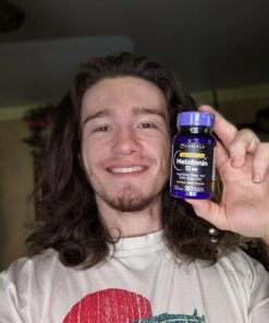 Carlyle Melatonin 12 mg Fast Dissolve 180 Tablets | Drug Free | Natural Berry Flavor | Vegetarian, Non-GMO, Gluten Free 180 Count (Pack of 1) 51 71TwniVZSrL