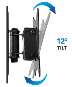 Mount-It! MI-2829 Small TV Monitor Wall Mount | RV TV Mount | Quick Release VESA Wall Mount | Fits 19 20 21 22 23 24 25 Inch Screens | 75 100 VESA Compatible | Low-Profile Slim Design | 44lb Capacity 31 71TwqzGL3WL